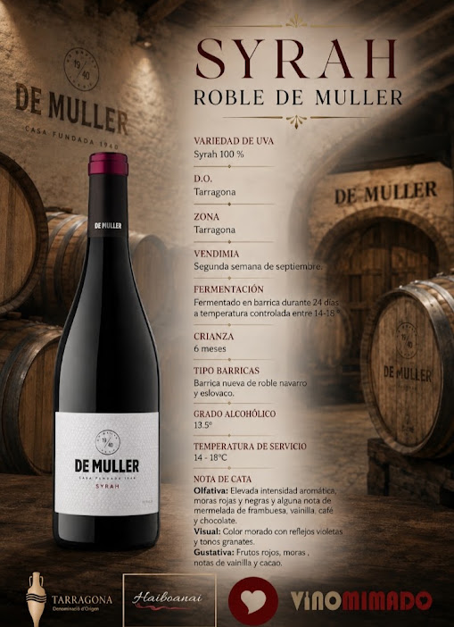 Syrah Barrica De Muller - Imagen 2