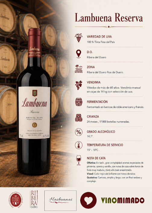 Tinto Reserva Lambuena - Imagen 2