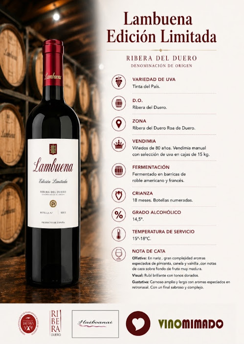Tinto Edición Limitada Lambuena - Imagen 2
