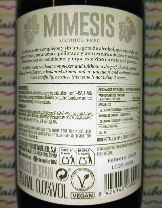 0,0 % Mímesis Blanco (Sin Alcohol) - Imagen 2